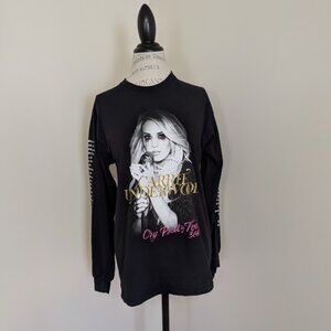 Carrie Underwood 2018 Cry Pretty tour 360 long sleeve tee shirt
